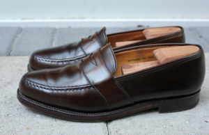 Shell Cordovan Loafers from Crockett & Jones.